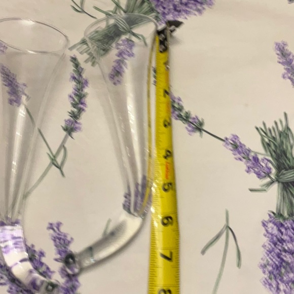 HOLT RENFREW UNIQUE CHAMPAGNE FLUTES - Picture 2 of 4